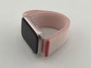 Apple Watch Series 9 45mm Pink Aluminum Case Light Pink Sport Loop GPS Excellent