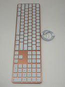 Apple Magic Keyboard with Touch ID and Numeric Keypad A2520 Pink Excellent