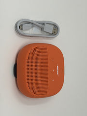 Bose SoundLink Micro Bright Orange Portable Speaker System Good