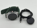 Samsung Galaxy Watch 8 Classic 46mm Silver With Hunter Green Marine Very Good