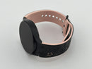 Samsung Galaxy Watch 4 44mm Black With Pink and Black Floral Silicone Bands Used