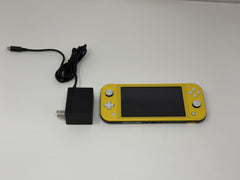 Nintendo Switch Lite Custom Yellow Front with Gray Back Good
