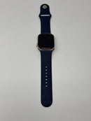 Apple Watch Series 10 42mm Rose Gold Aluminum Case Abyss Blue Band GPS Used