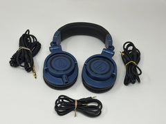 Audio Technica ATH-M50xDS DeepSea Blue Limited Edition Headphones Excellent